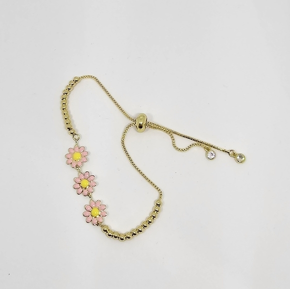 Pink Daisy Jewelry Set - Picture 3 of 5